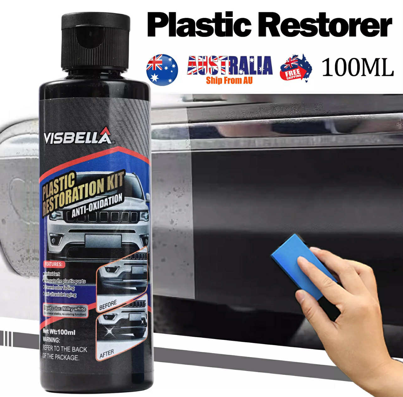 Car Plastic Restorer – Ultimate Protection and Shine for Your Car's Trim